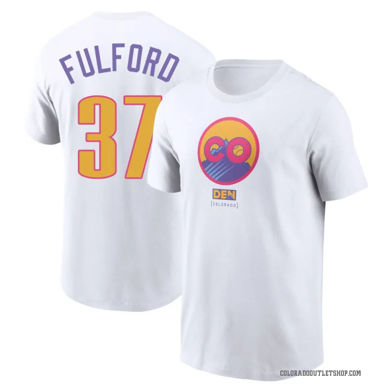 Braxton Fulford Men's White Colorado Rockies 2025 City Connect T-Shirt