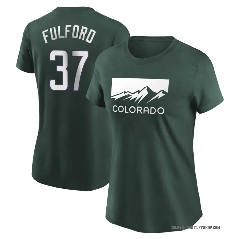 Braxton Fulford Women's Green Colorado Rockies 2022 City Connect T-Shirt
