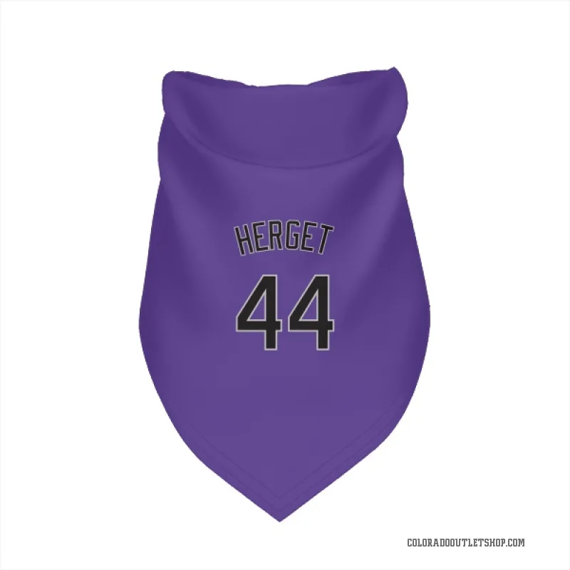 Jimmy Herget Purple Colorado Rockies Cat & Dog Pet Bandana