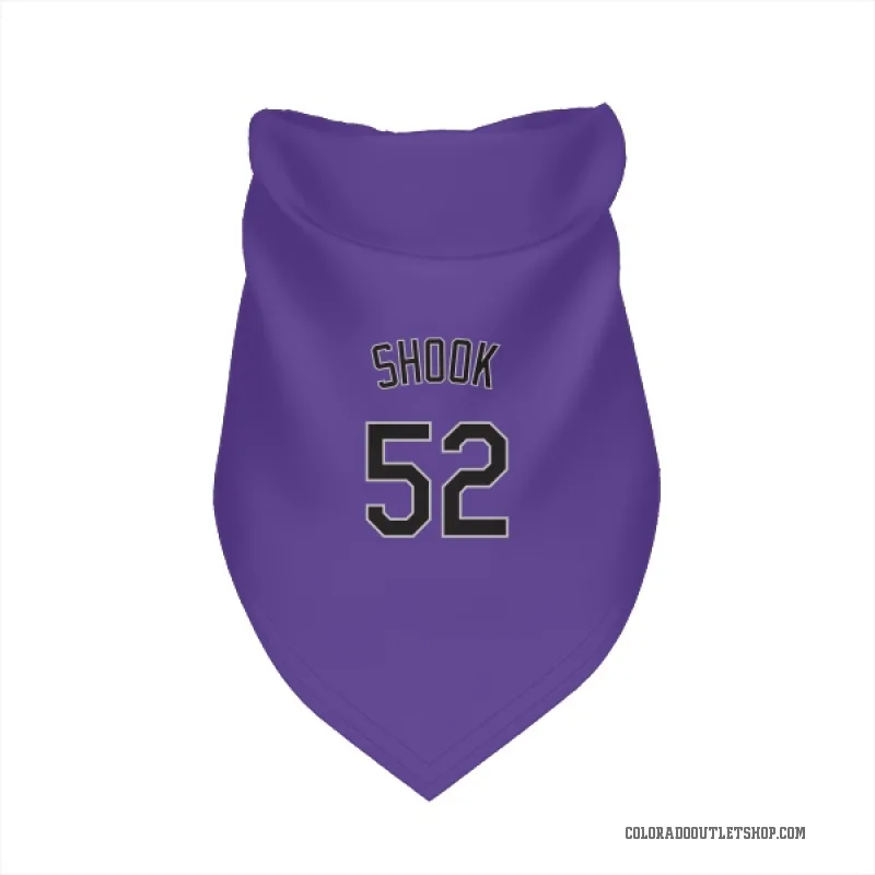 TJ Shook  Purple Colorado Rockies  Cat & Dog Pet Bandana