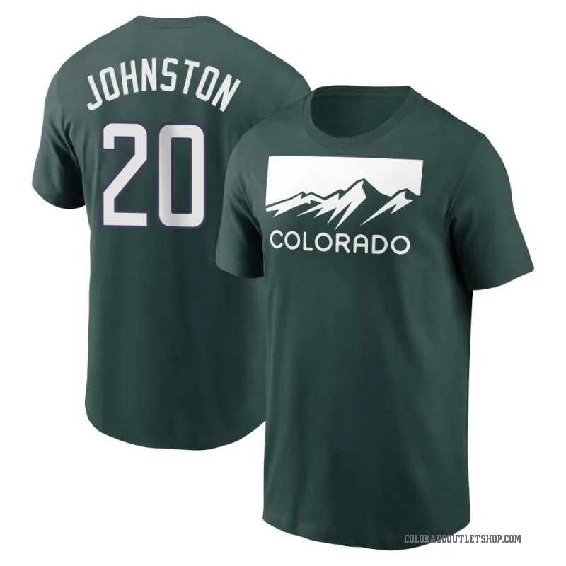 Troy Johnston Men's Green Colorado Rockies 2022 City Connect T-Shirt